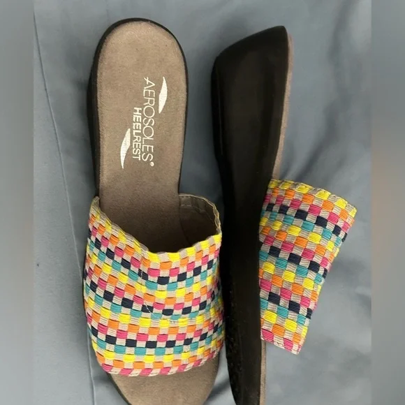 Aerosoles Women's Multicolor Slide Sandals - Picture 3 of 7